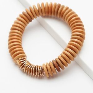 Evereve Candice Wood Bracelet Set-NWOT